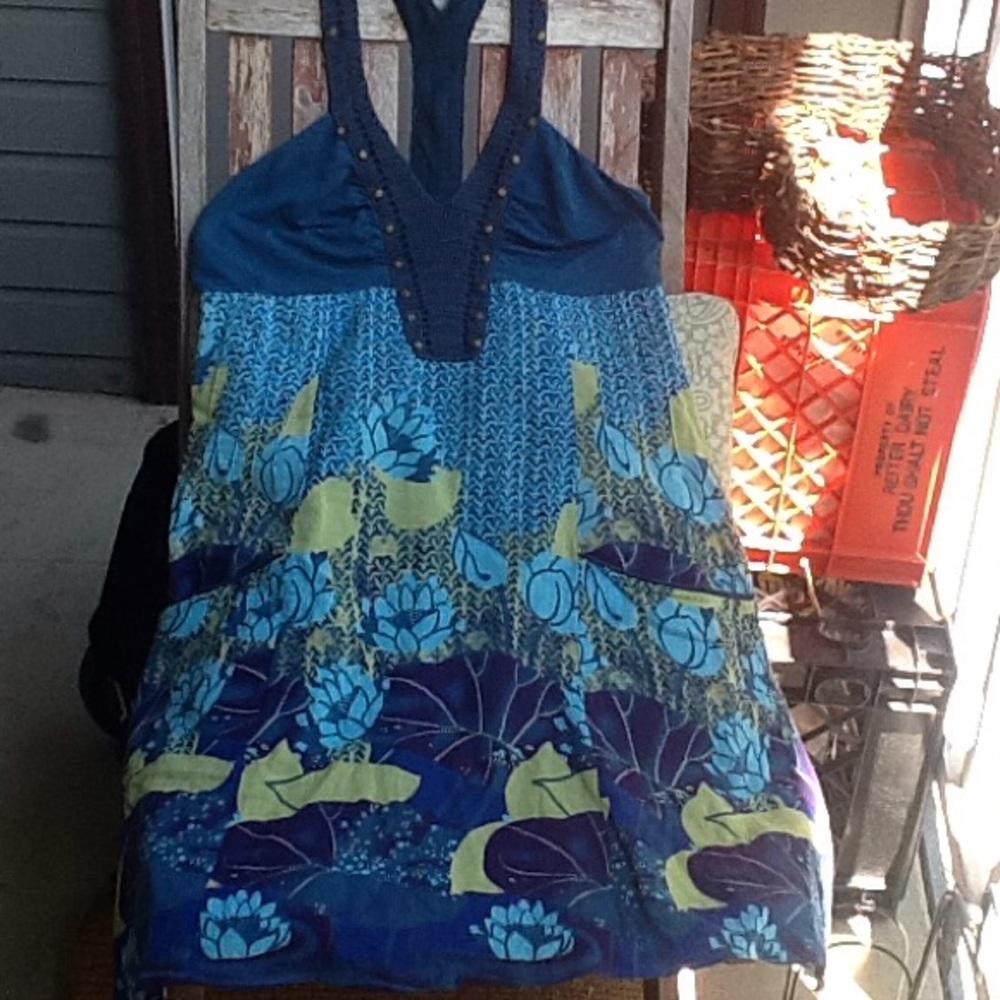 Free People macramé festival lotus dress